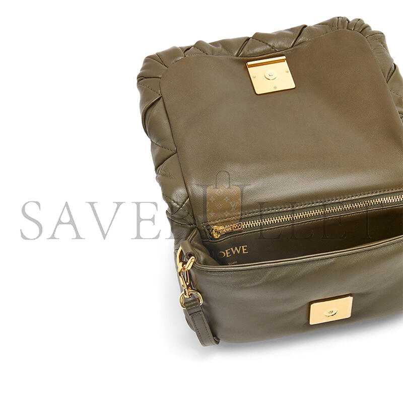 L0ew* mini puffer goya bag in shiny nappa lambskin (20*13*6cm)